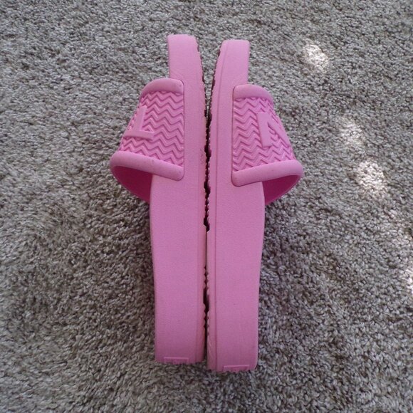 Hunter pink platform sandals slides - Picture 4 of 8